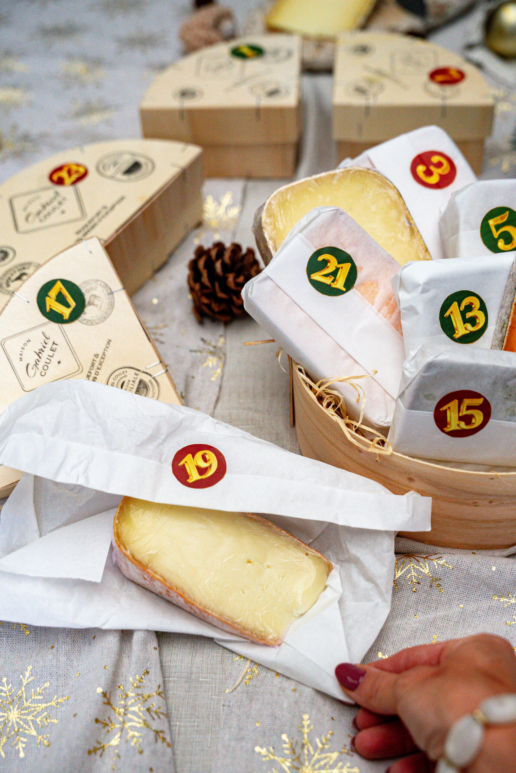 Calendrier de l'avent 100% fromage